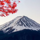 hiver mont fuji au japon