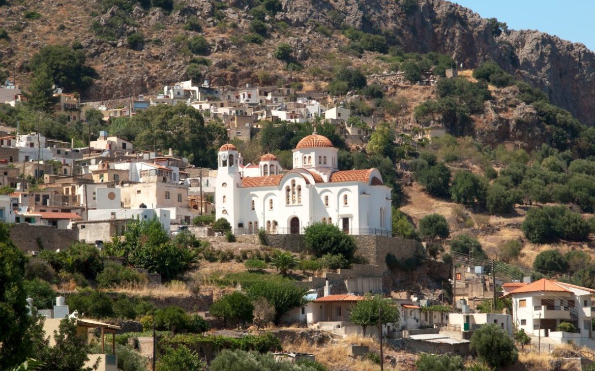 village de Kritsa en crete