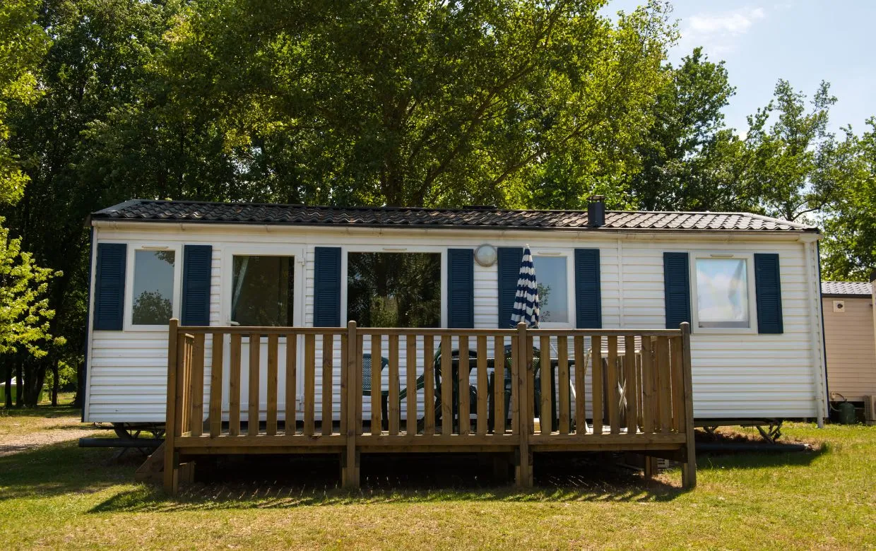 mobile home en camping